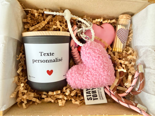 Coffret Bougie Personnalisée – Un cadeau unique et plein d’émotion