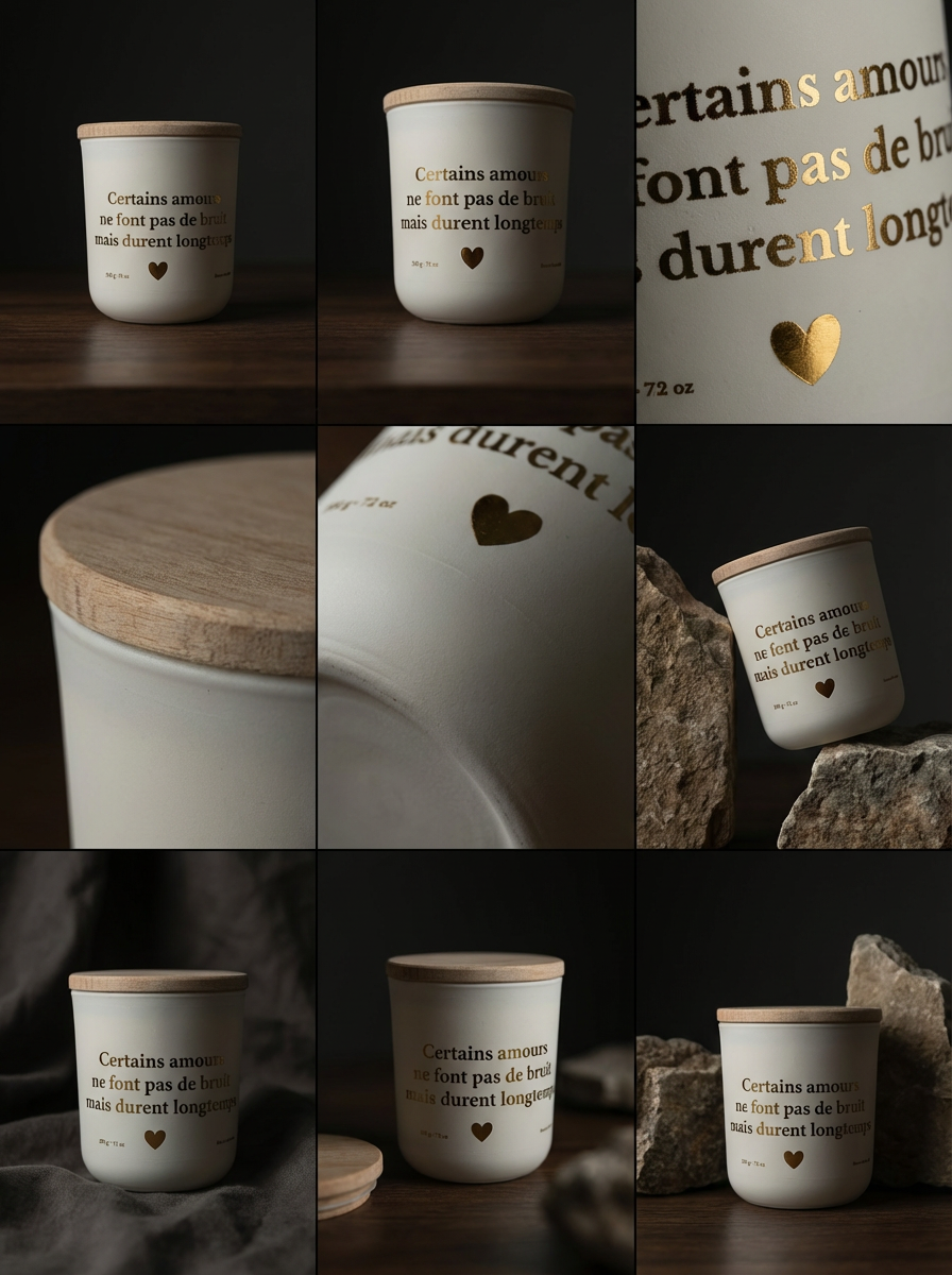 Coffret Bougie Personnalisée – Un cadeau unique et plein d’émotion