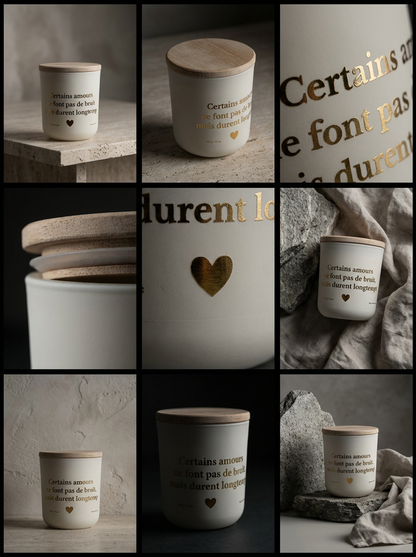 Coffret Bougie Personnalisée – Un cadeau unique et plein d’émotion