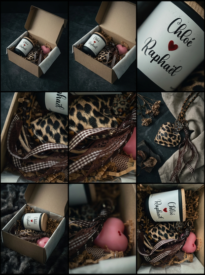 Coffret Bougie Personnalisée – Un cadeau unique et plein d’émotion